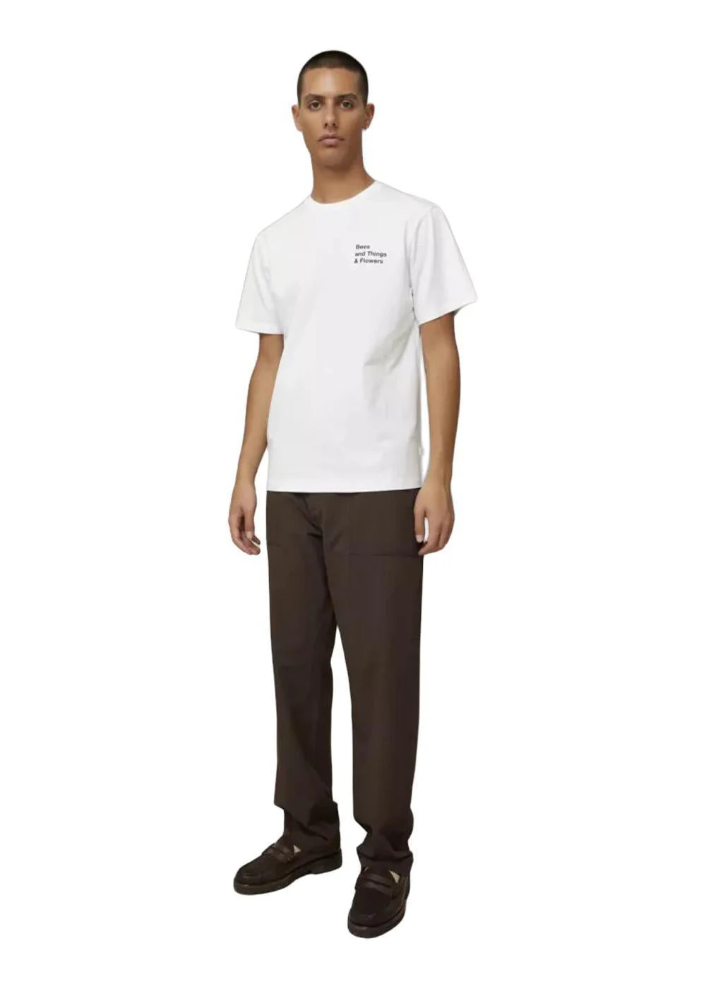FARM T-SHIRT - White/Navy - Image 3