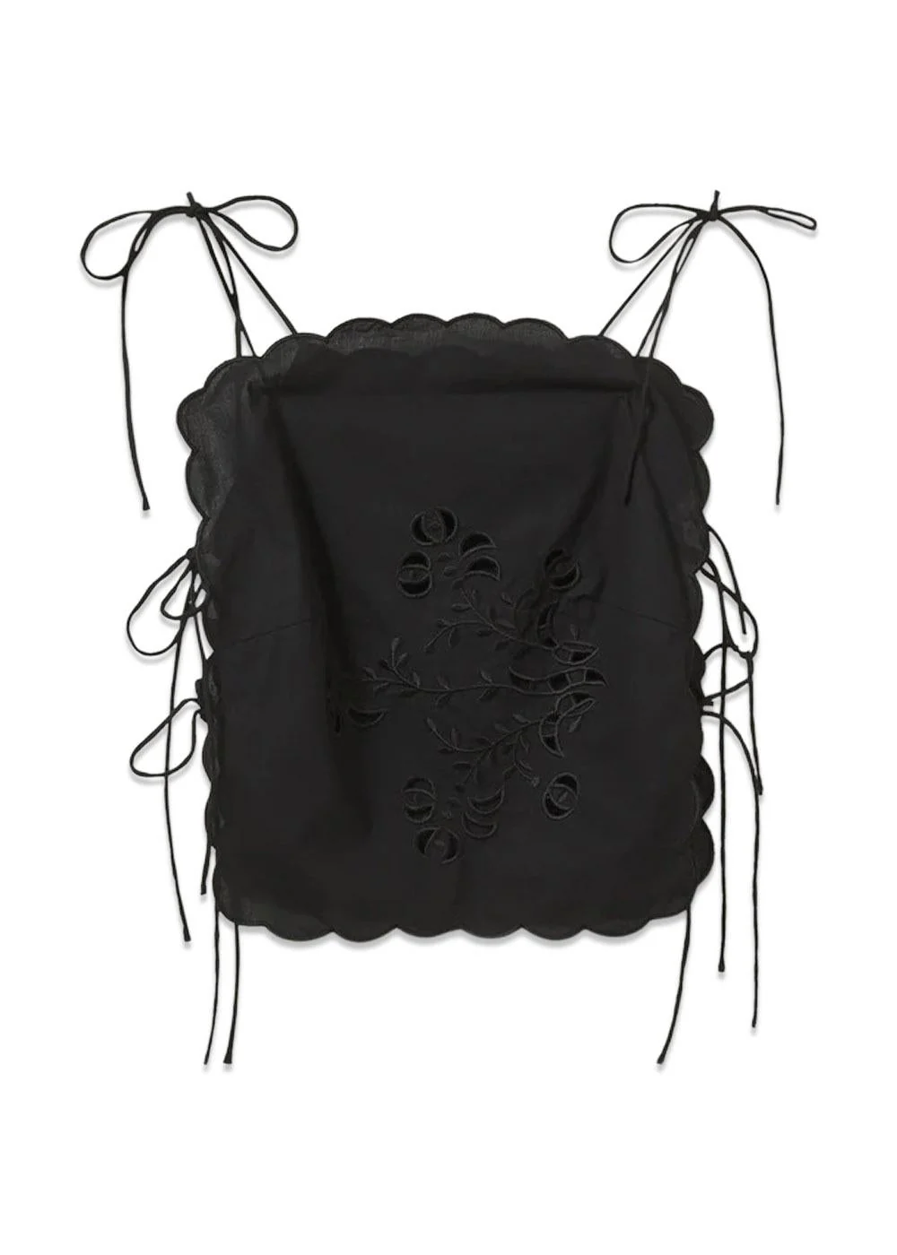 Kirsten Tie Top - Black