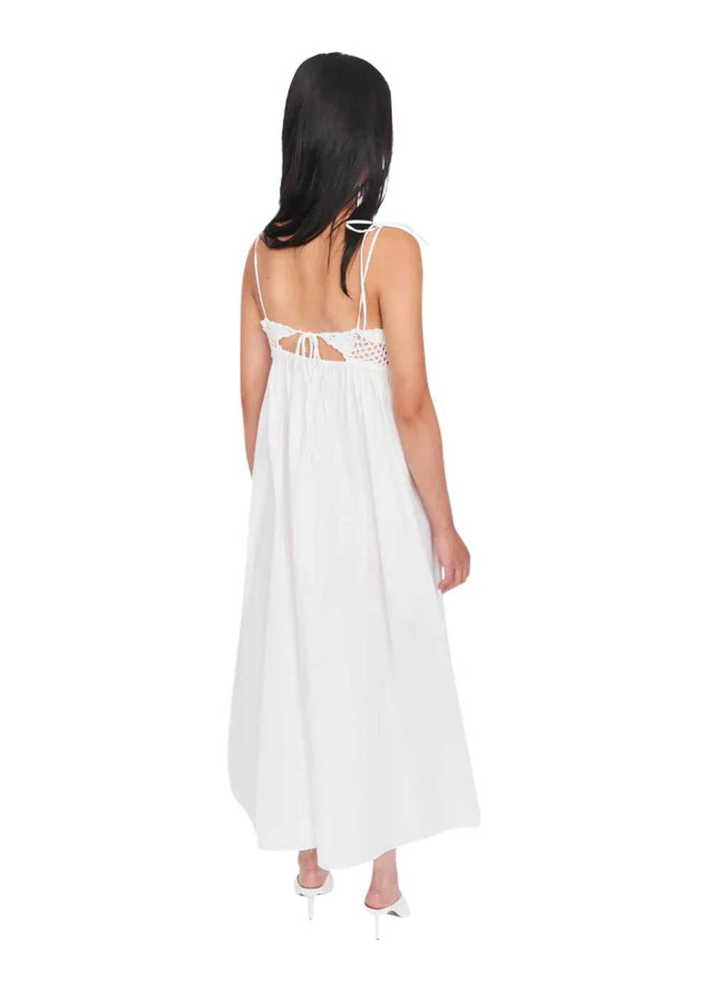 Kirsten Crochet Dress - White - Image 4