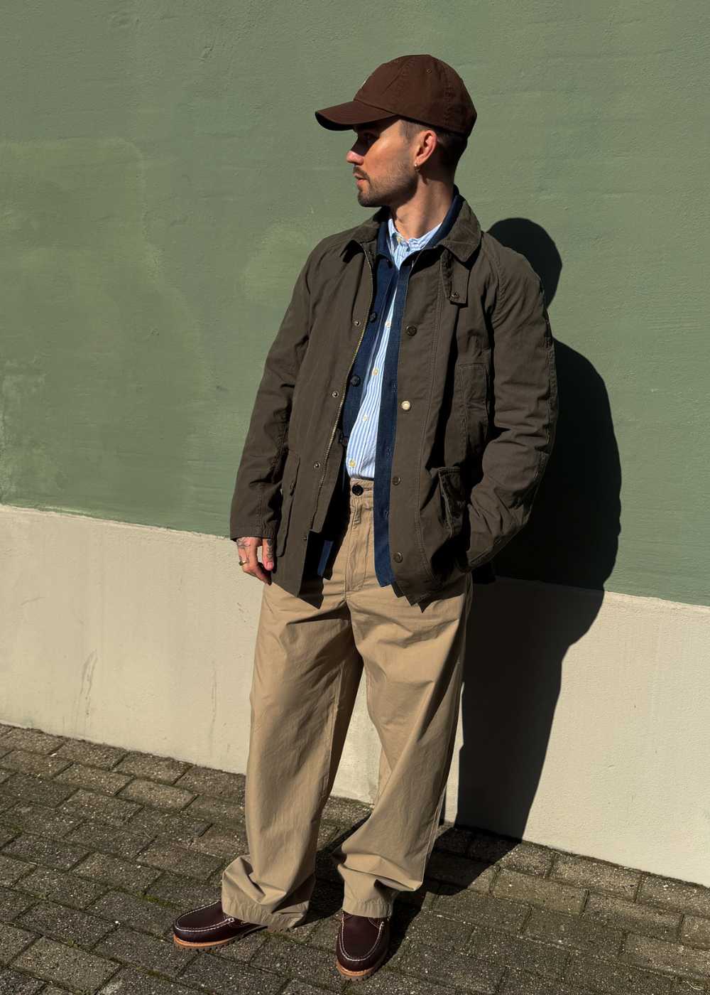 Ashby Casual Jacket - Olive - Image 5