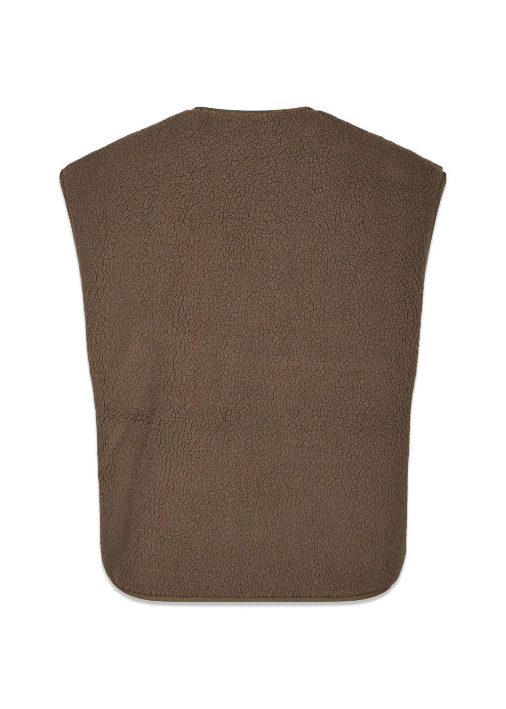 Mariko Teddy Vest - Taupe - Image 3