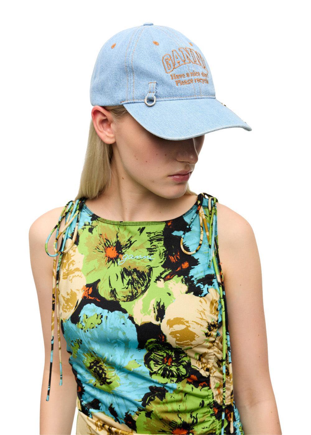 Cap Hat Denim - Faded Denim - Image 3