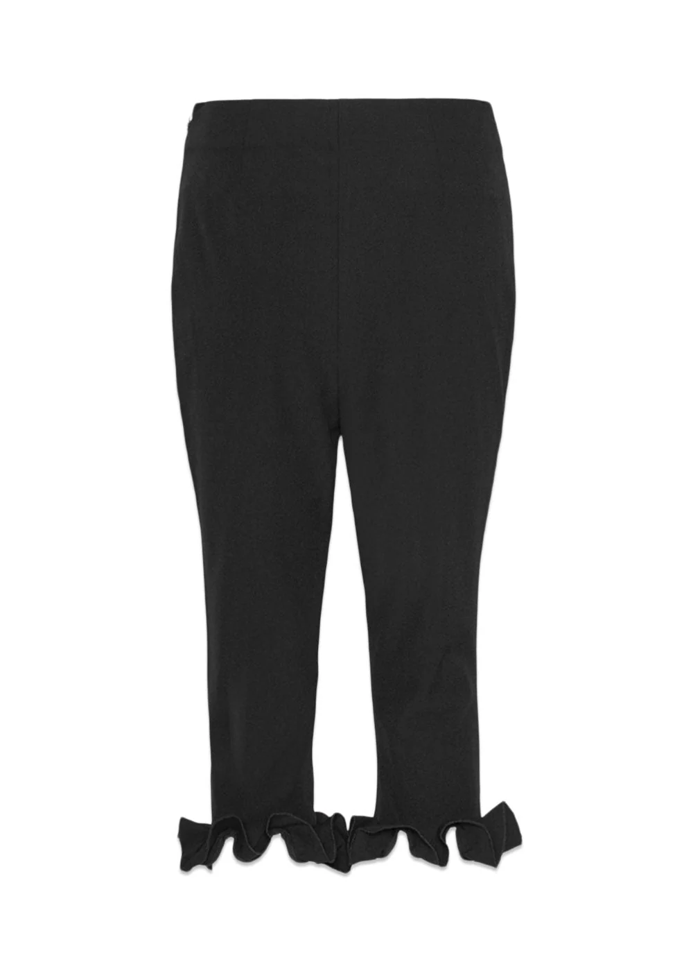 Capri Ruffle Pants - Black - Image 3