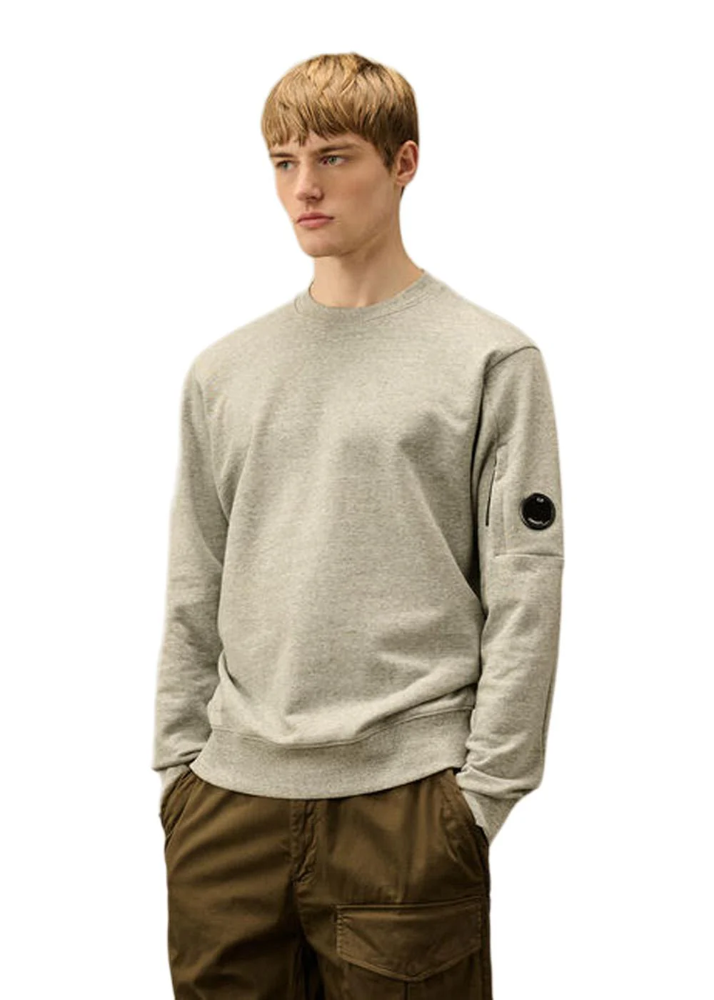 SWEATSHIRTS CREW NECK - Greystone - Image 3