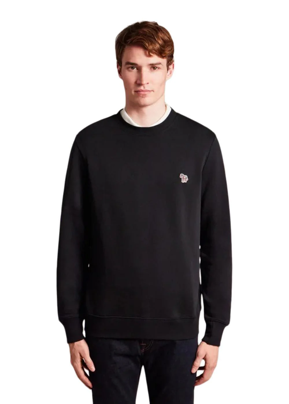 Reg Fit Sweatshirt PS Zebra - Black