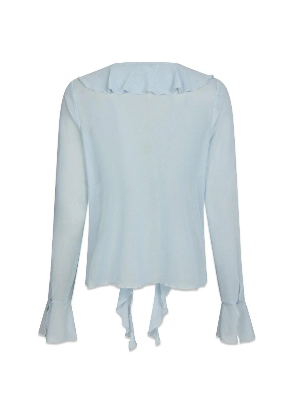 Anika Mesh Blouse - Light Blue - Image 2