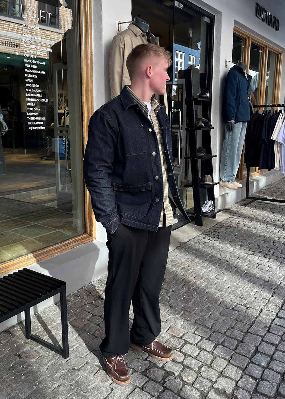 ROWAN DENIM OVERSHIRT - Dark Denim - Image 2