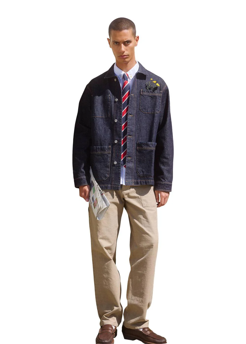 ROWAN DENIM OVERSHIRT - Dark Denim - Image 3