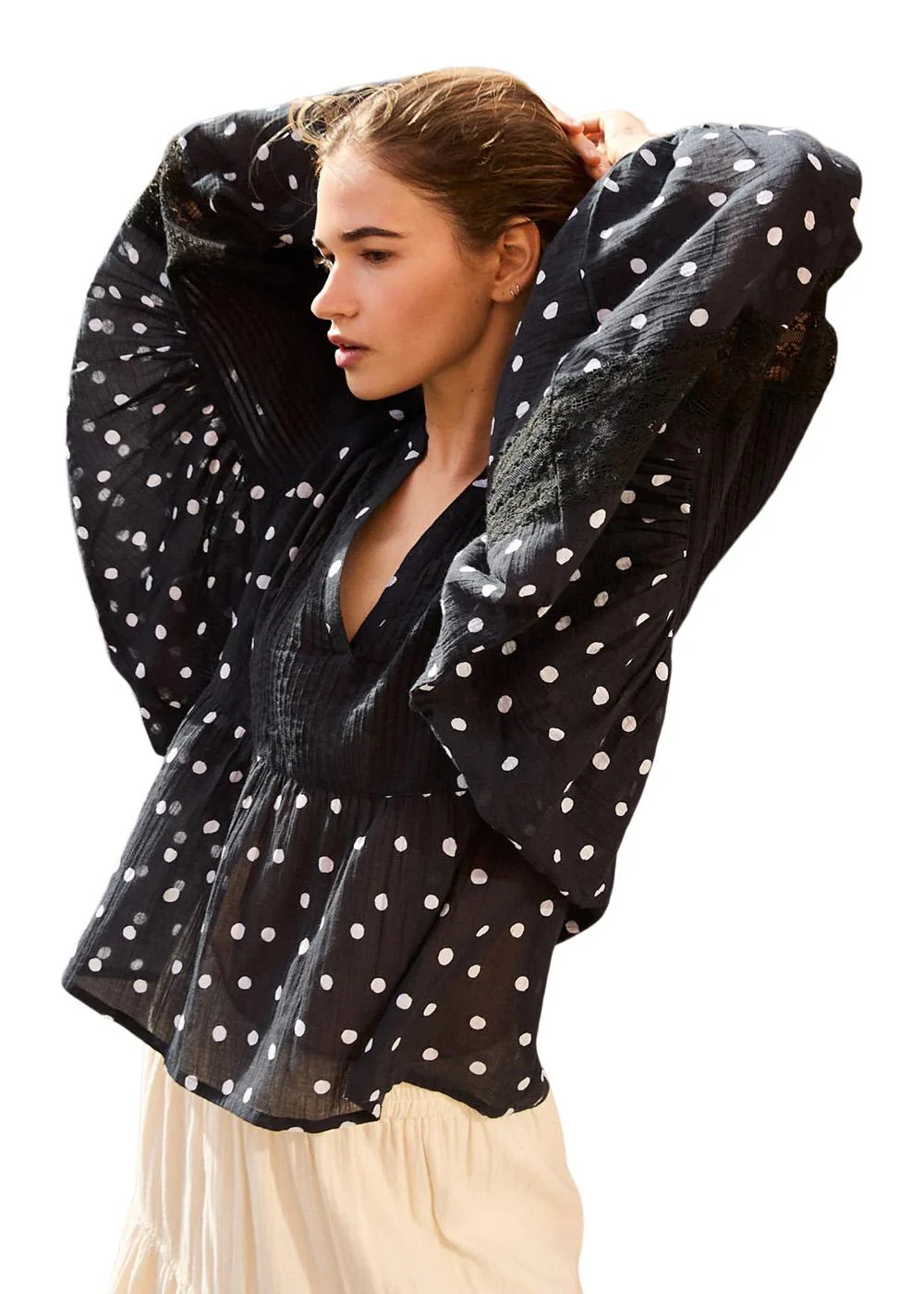 Bibi Top - Black Dots - Image 3