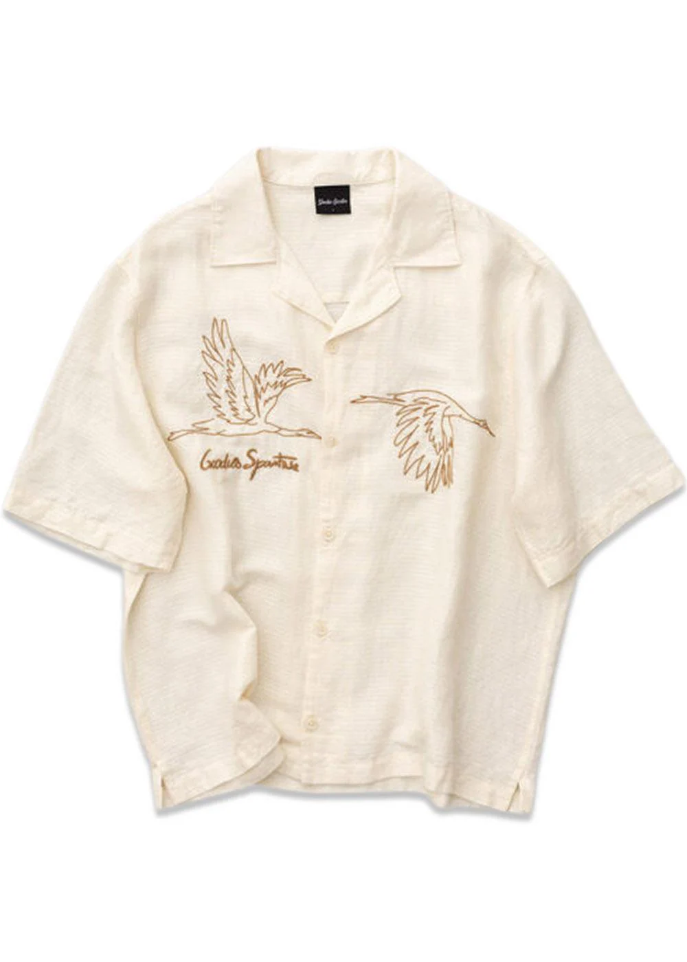 Goose Cotton Linen Lyocell Shirt - Beige