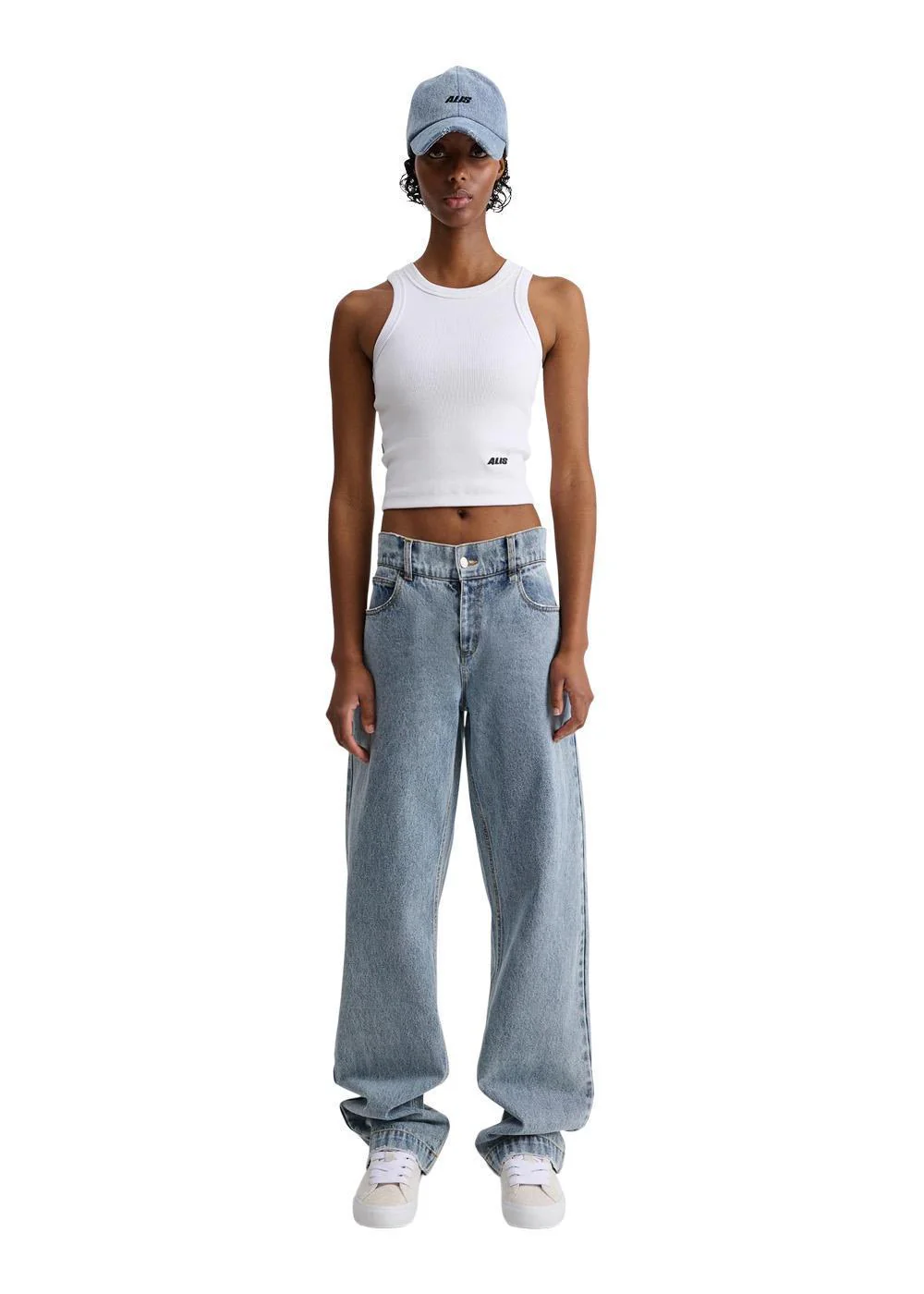 CORY STRAIGHT FIT JEANS - Washed Light Blue - Image 6