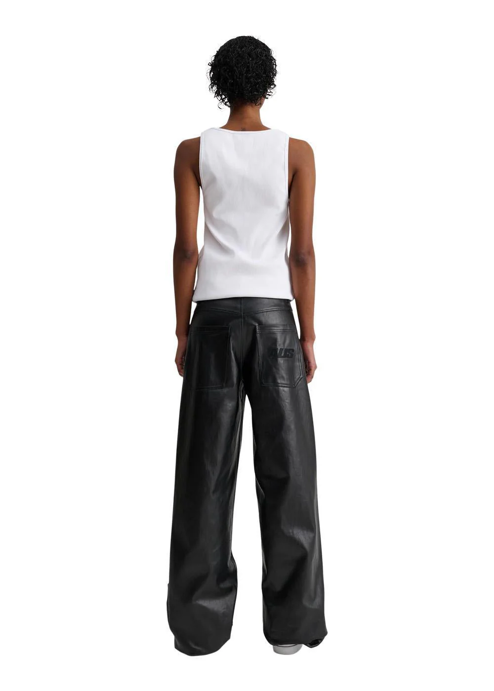 BAM WIDE FIT JEANS - Glossy Black - Image 5