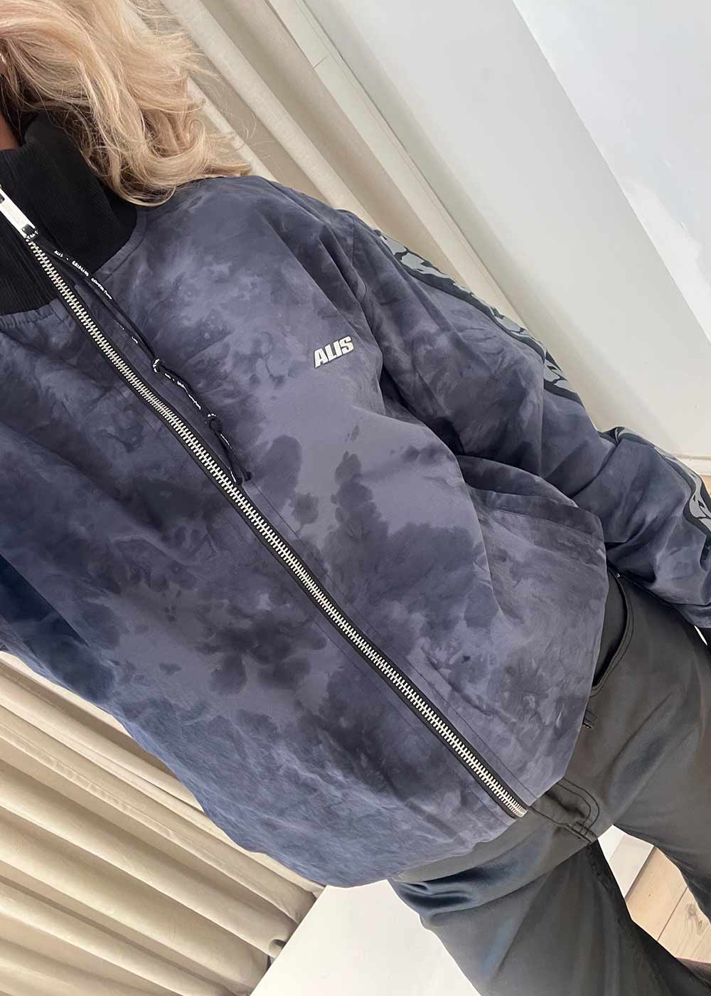 ABBATE LOSE FIT TRACK TOP - Salty Blue - Image 7