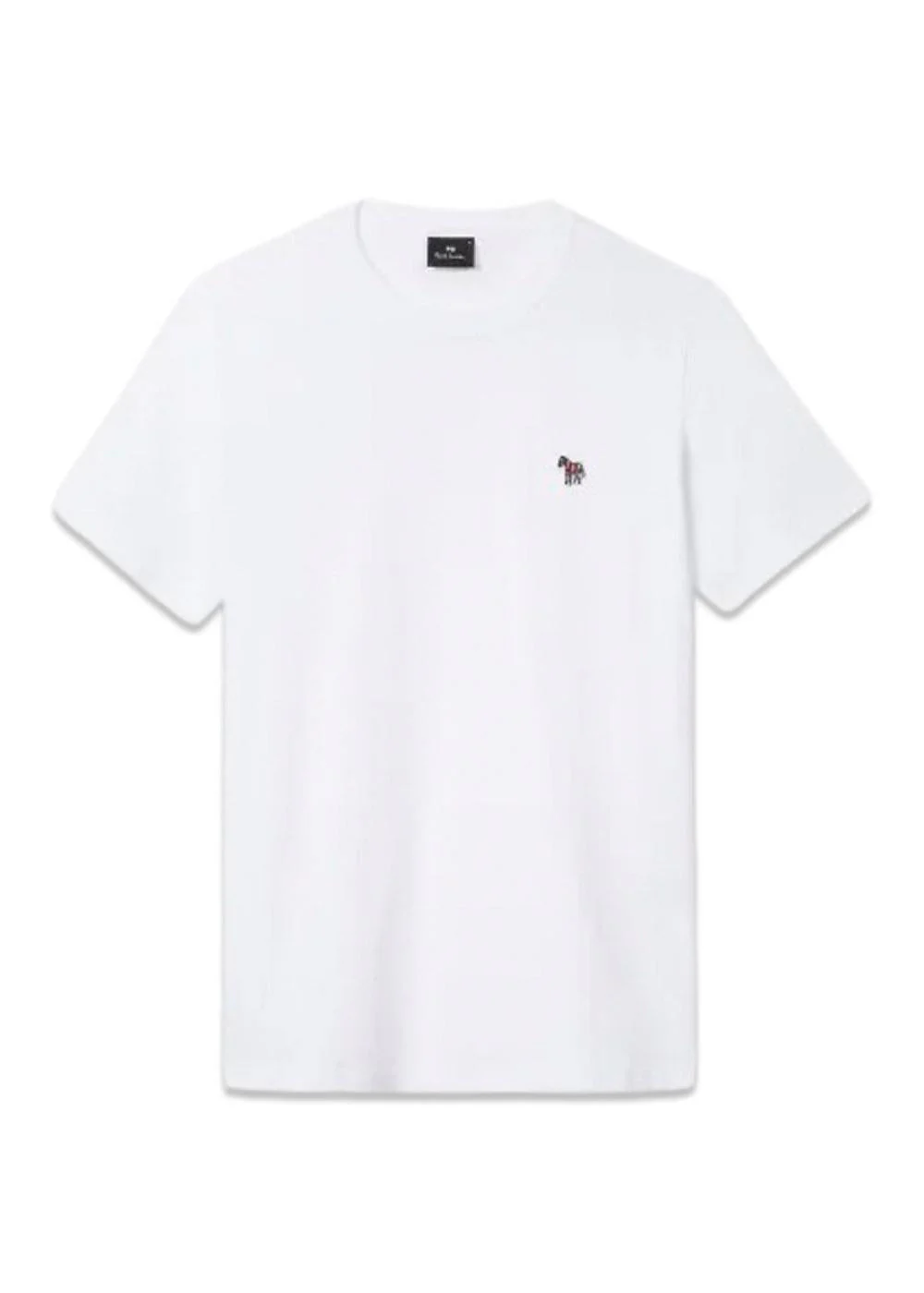 Reg Fit SS T-Shirt Zebra - White