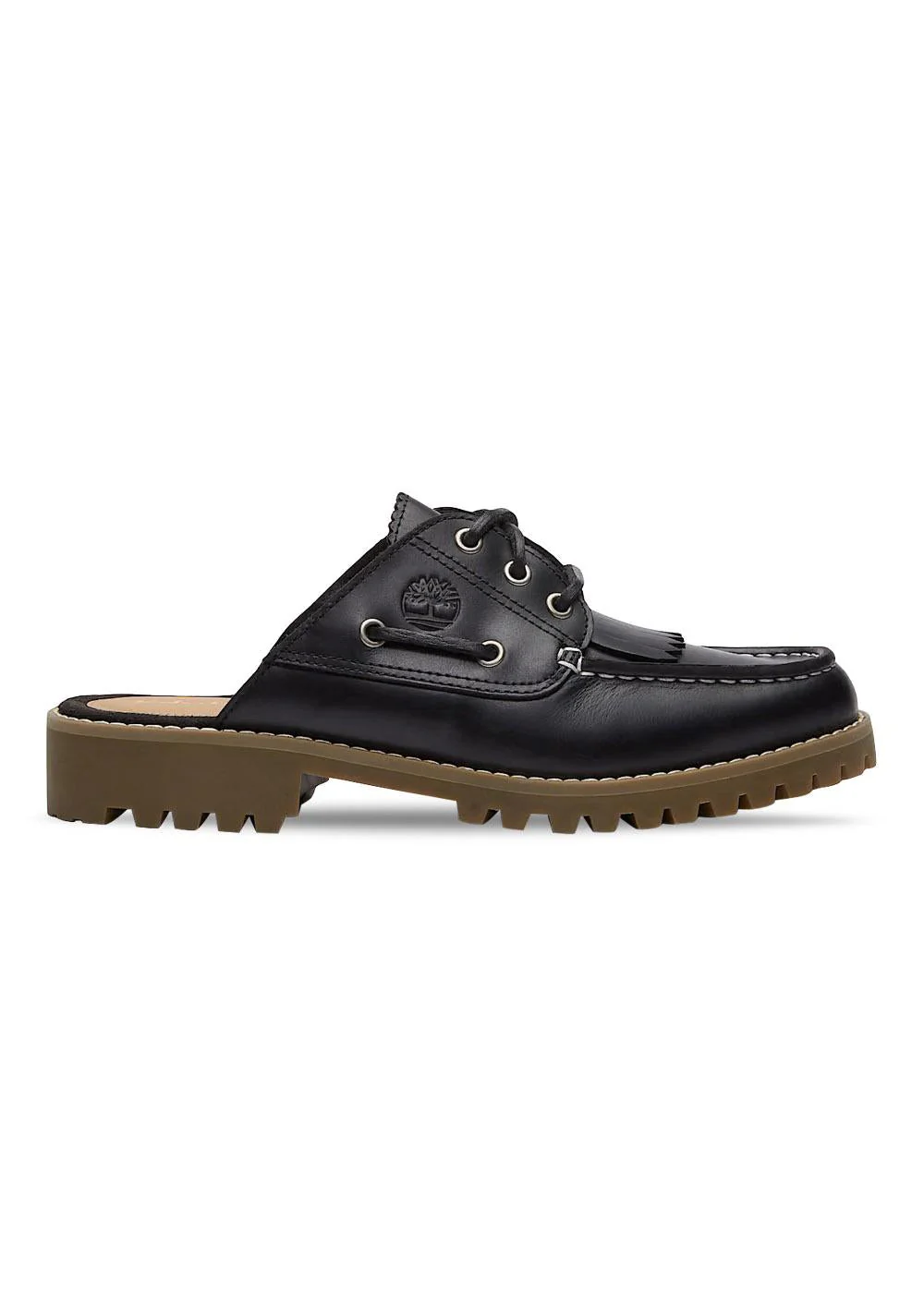 NOREEN MULE SHOE - Black Full Grain