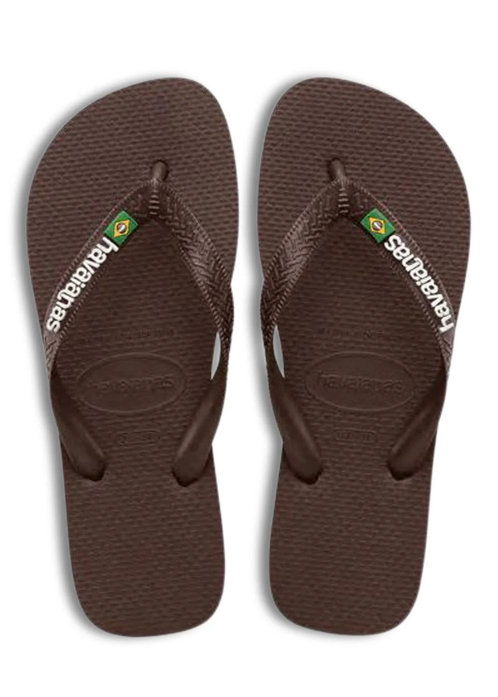 Brasil Logo - D. Brown/White