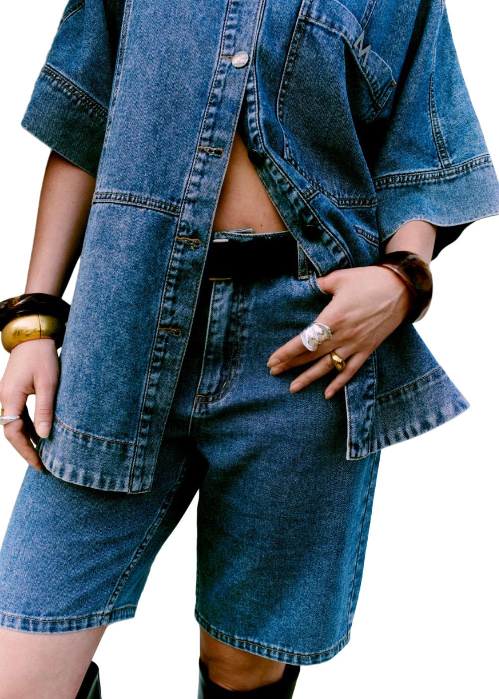 CMJEYCCE-SHORTS - Denim Blue - Image 3
