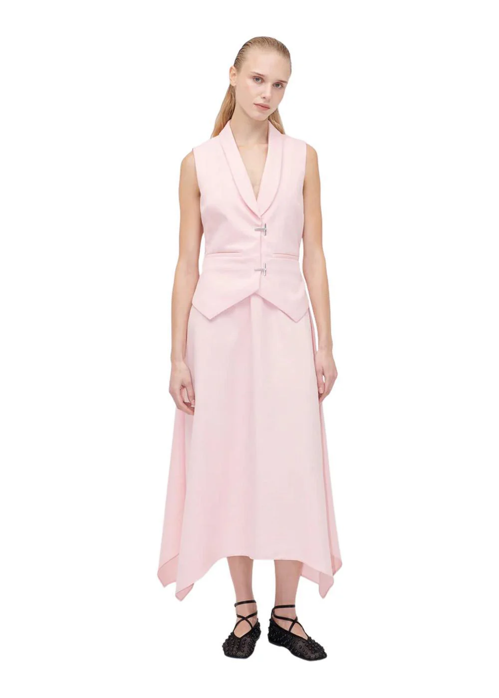 2347 Matte Sheer Tailoring - Coral Blush - Image 4