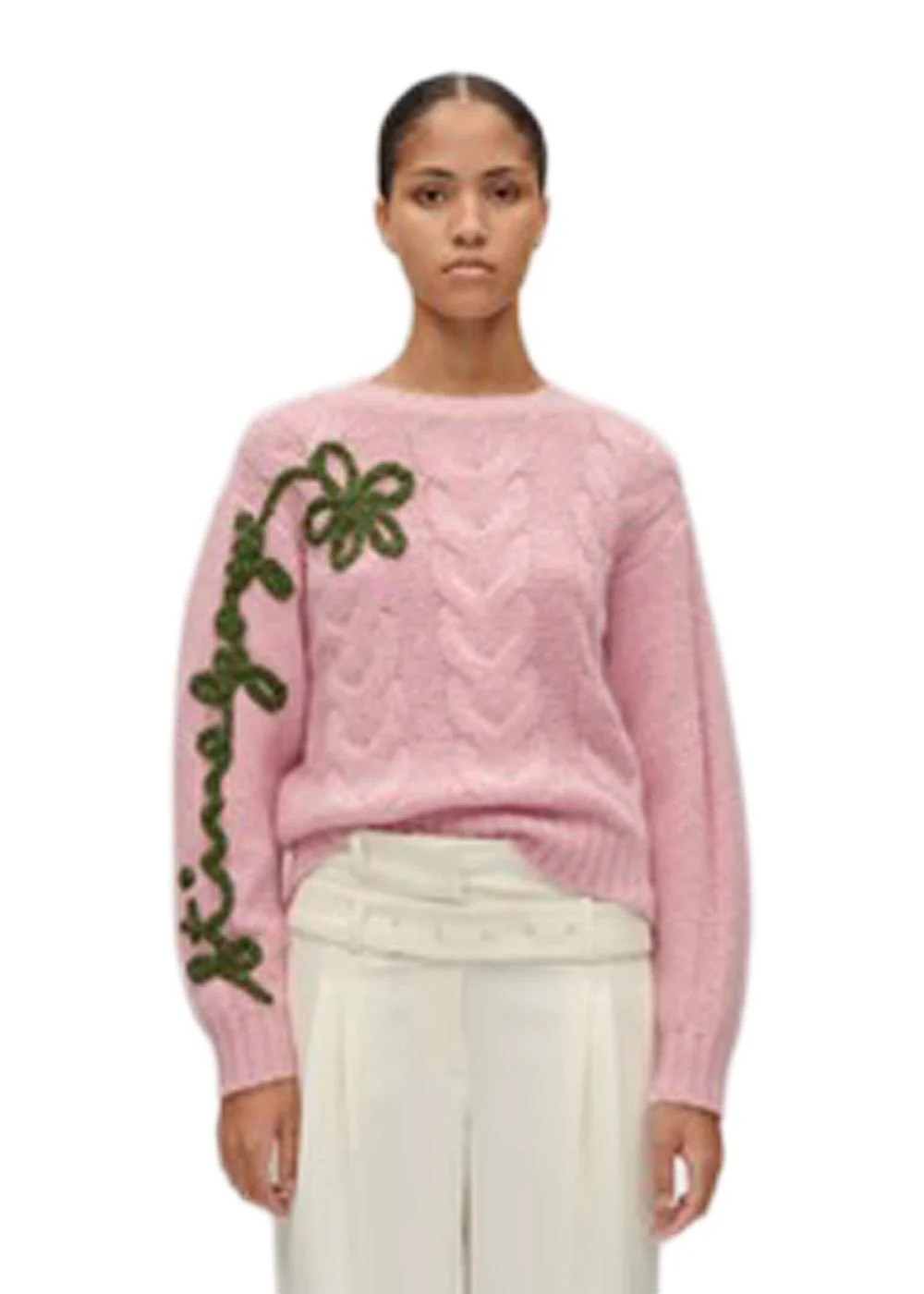 2418 Midweight Alpaca Knit - Light Pink - Image 5