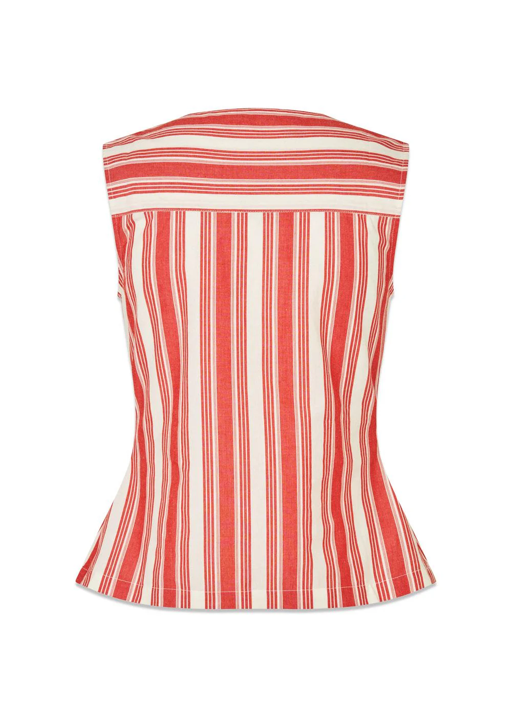 2487 Striped Embroidered Cotton - Scarlet Trot - Image 3