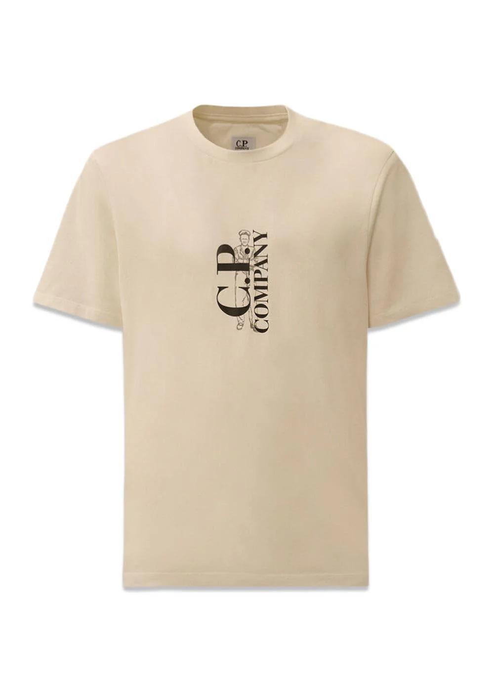 30/1 Jersey Short Sleeve Printed - White