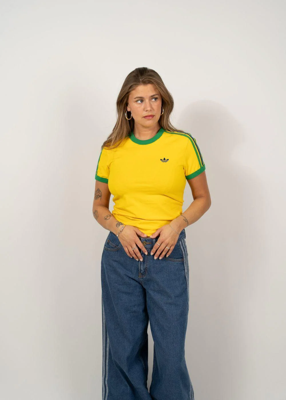3S TEE SLIM - Eqt Yellow - Image 2