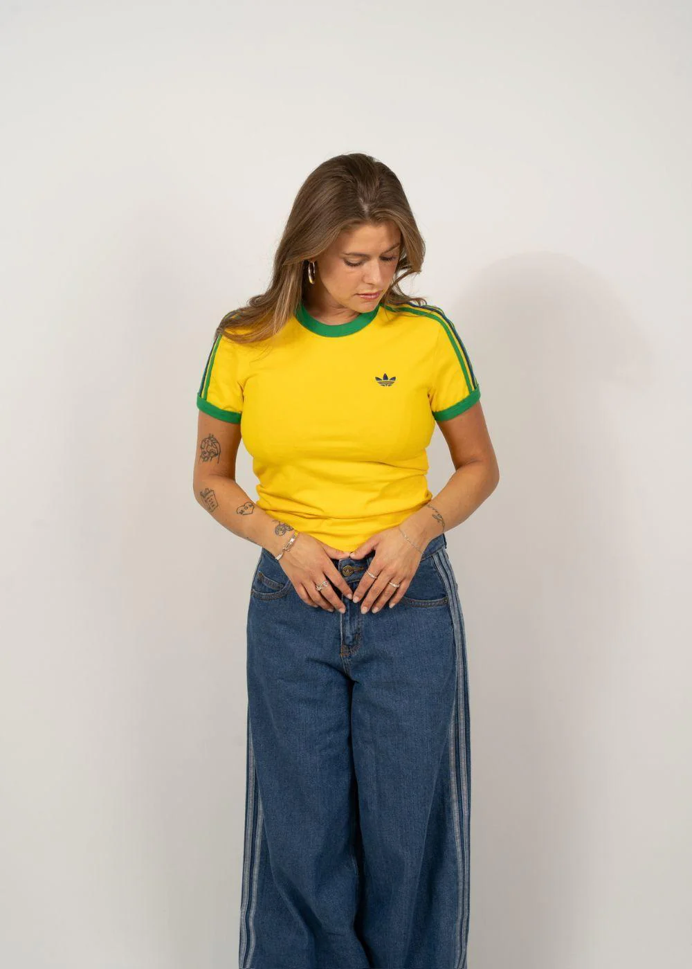 3S TEE SLIM - Eqt Yellow - Image 3