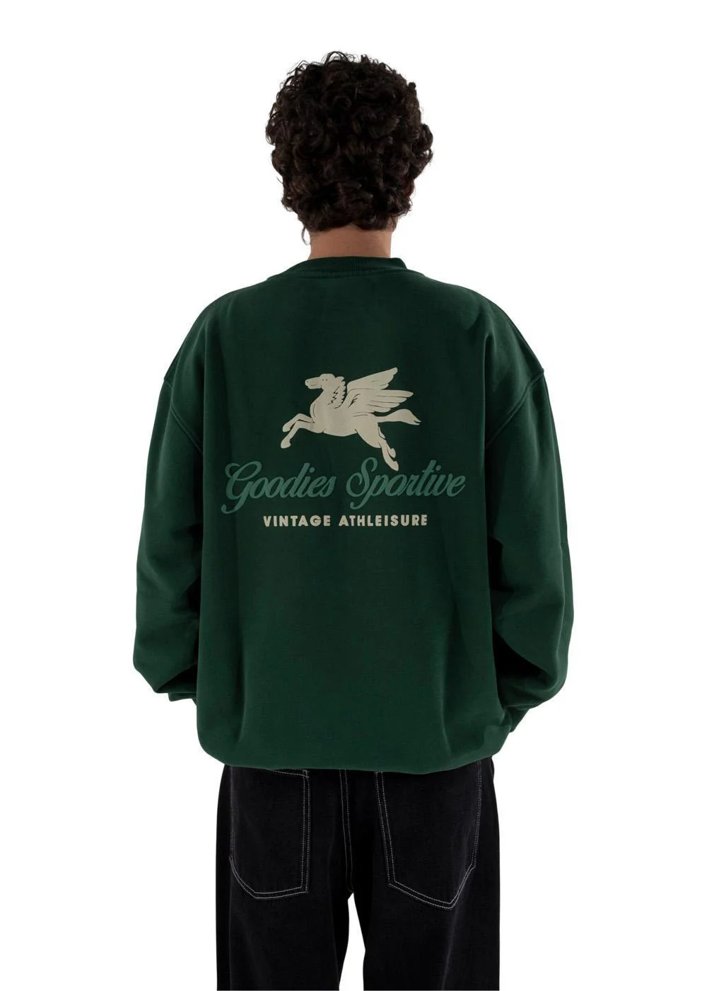 550G PREMIUM GREEN CREWNECK - Green - Image 3