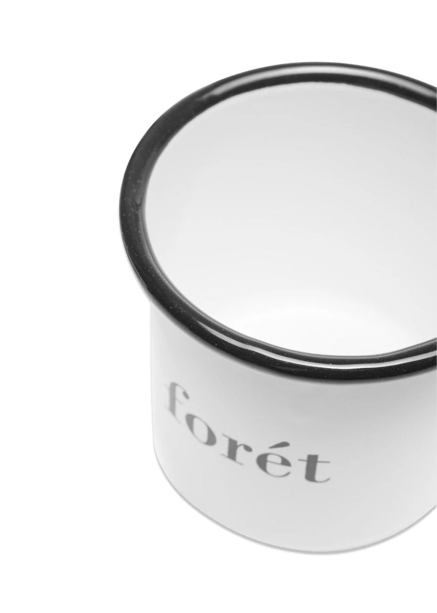 BEAN ENAMEL MUG - White - Image 4