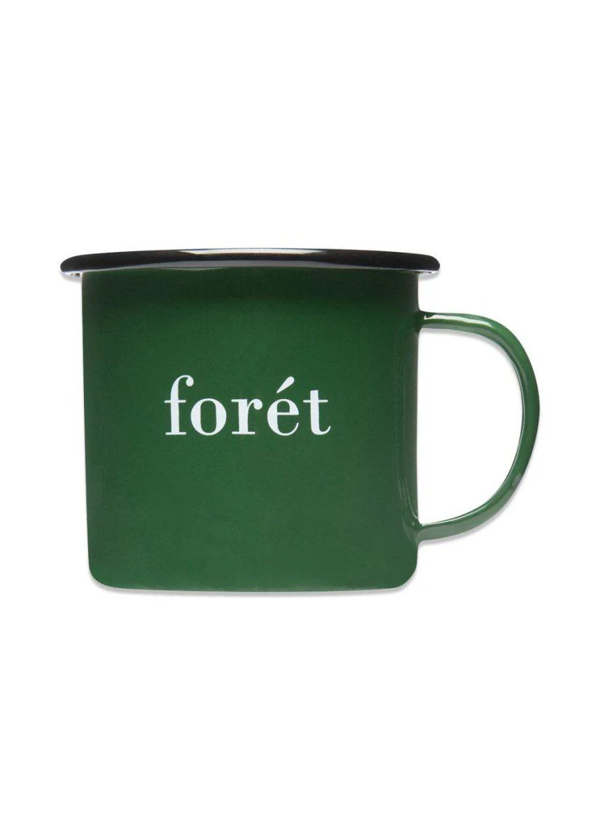 BEAN ENAMEL MUG - Dark Green