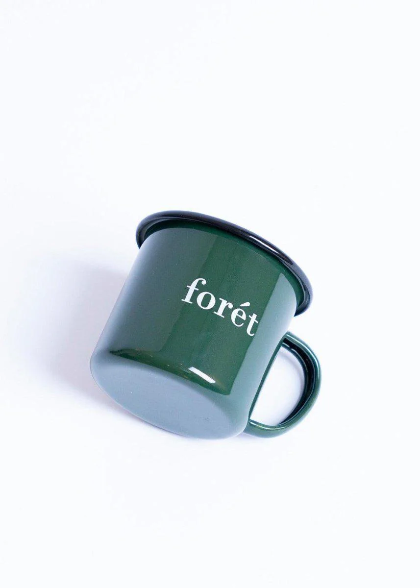BEAN ENAMEL MUG - Dark Green - Image 2