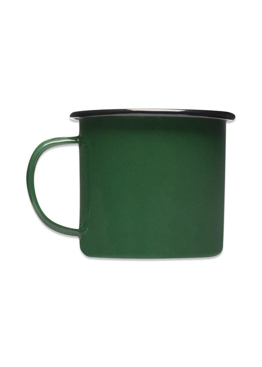 BEAN ENAMEL MUG - Dark Green - Image 4