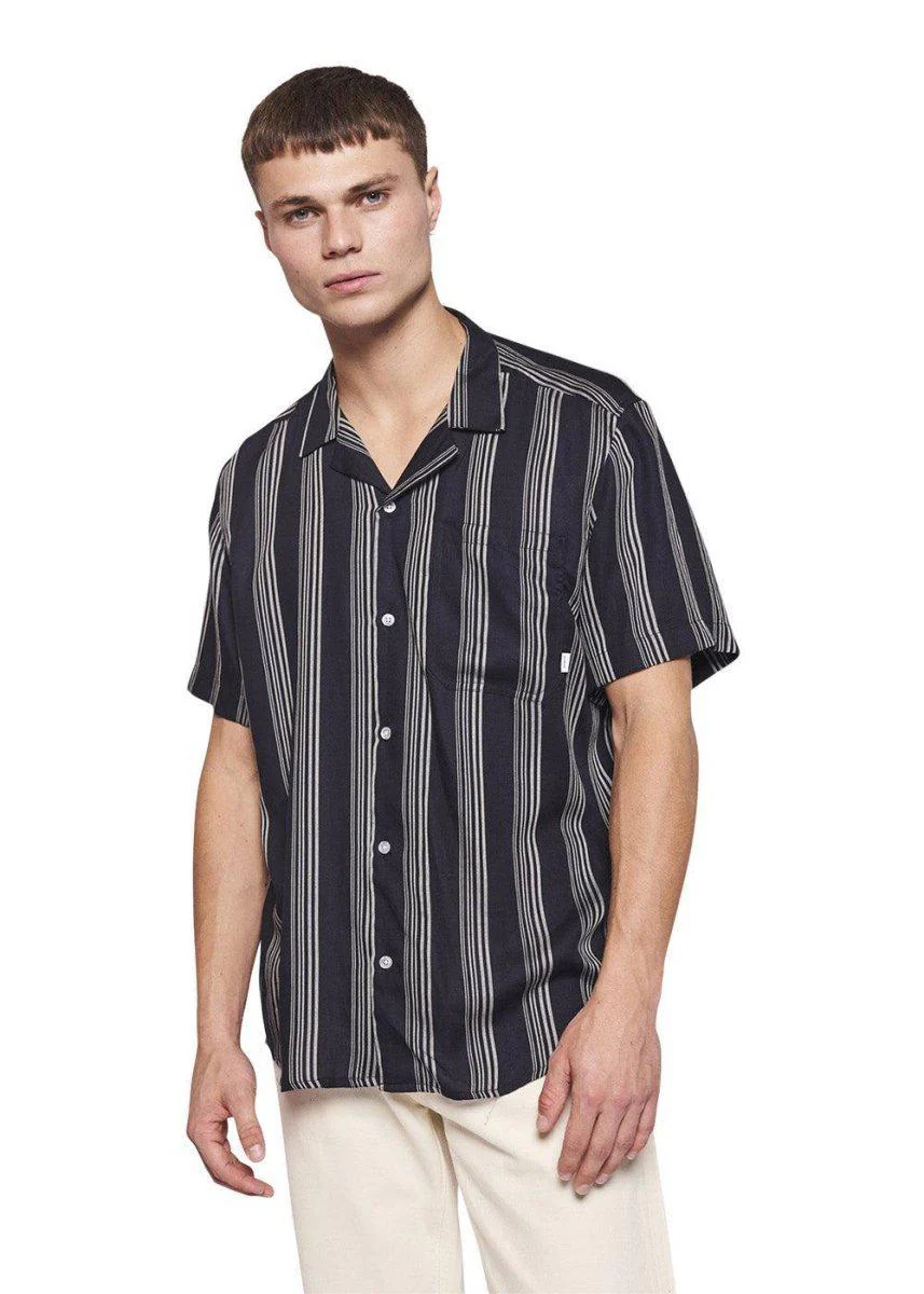 Chine Seal Shirt - Navy-White - Image 2
