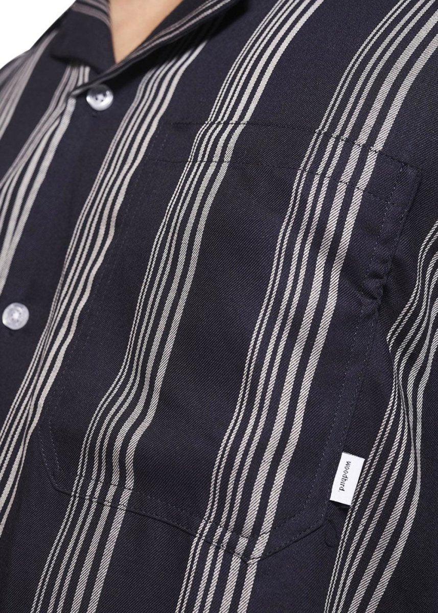 Chine Seal Shirt - Navy-White - Image 4
