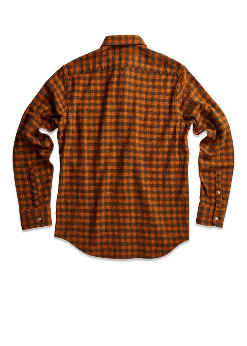 Errico Shirt 5166 - Orange Check - Image 3