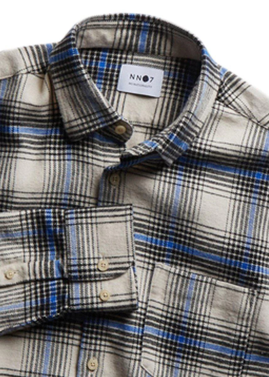 Errico Shirt 5166 - White Check - Image 2