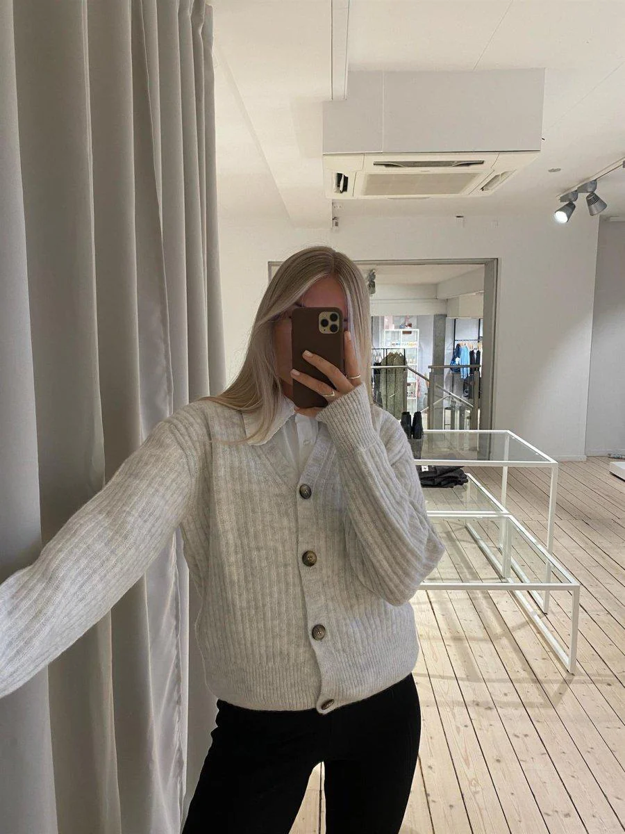 Goldie cardigan - Off White - Image 2