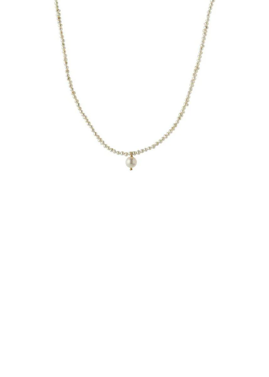 Heavenly Pearl Dream Necklace - Goldplated - Image 3