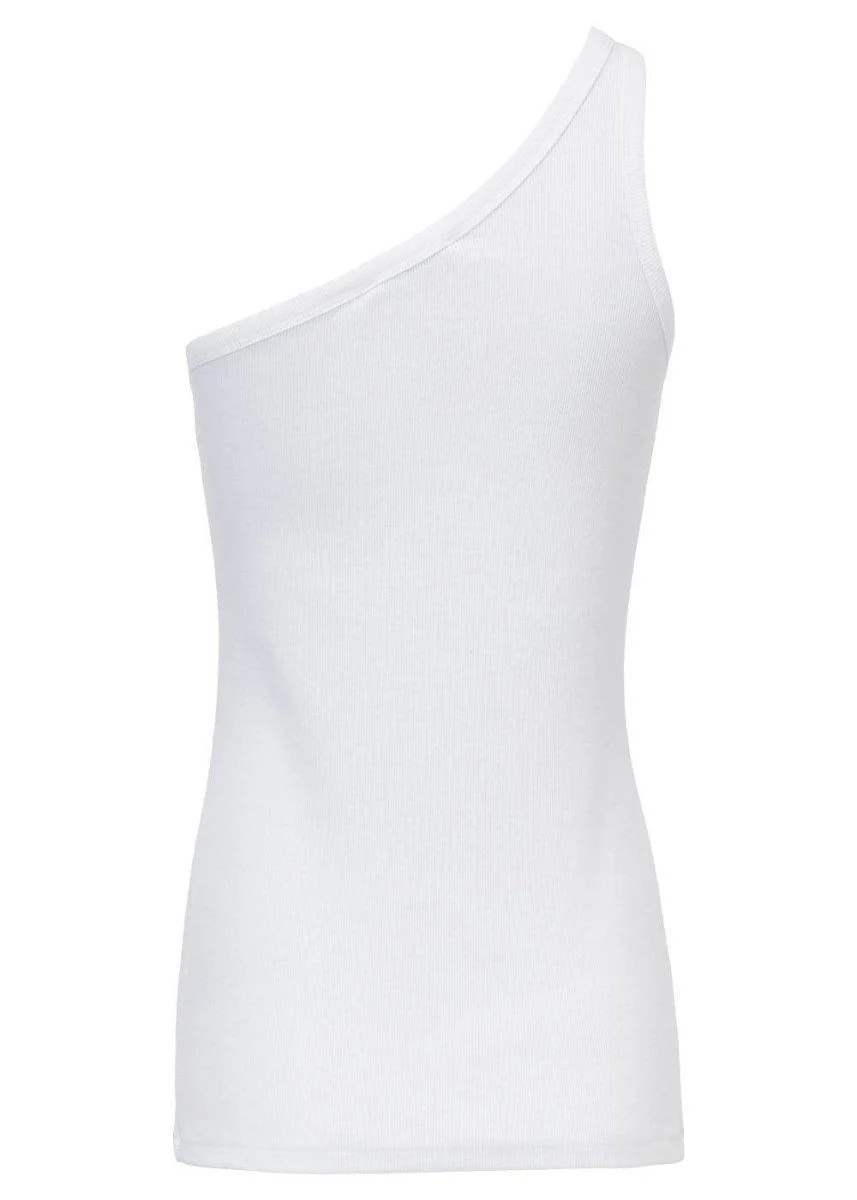 Igor one shoulder top - Off White - Image 2