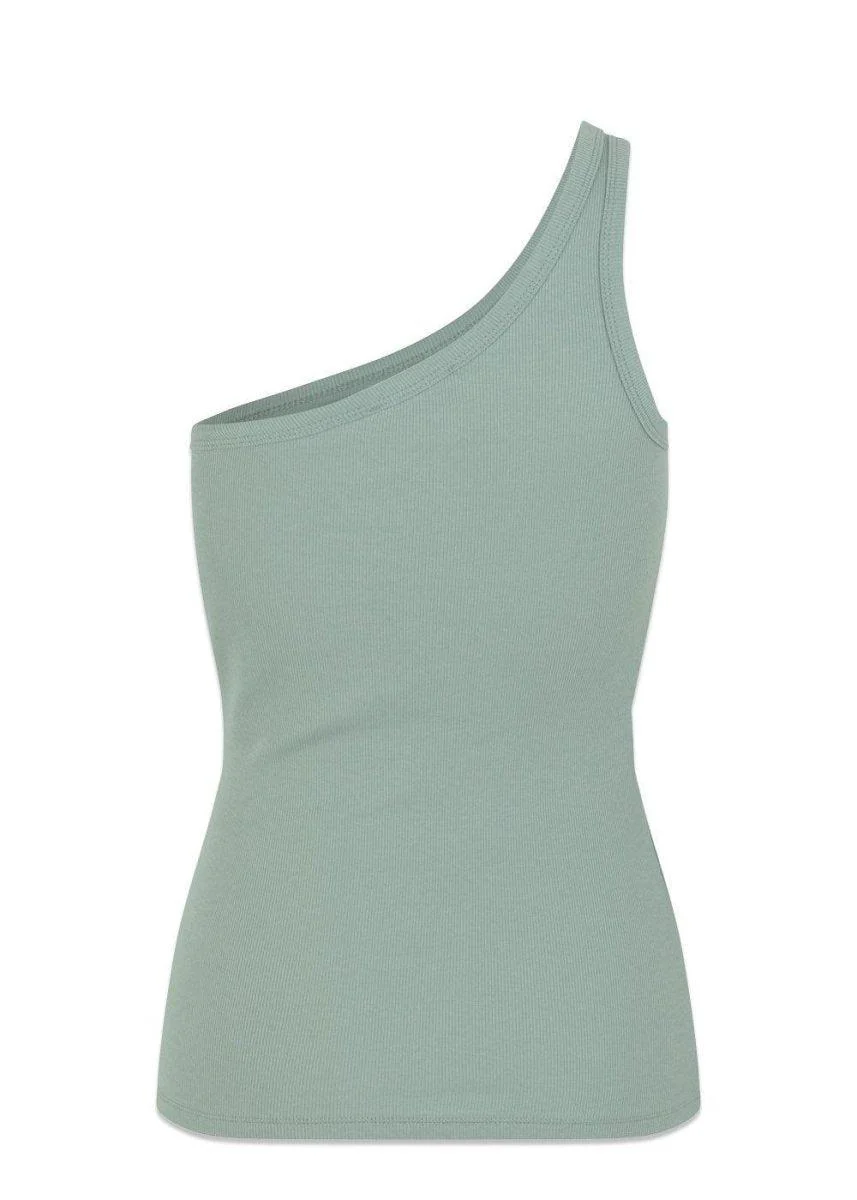 Igor one shoulder top - Sage - Image 2