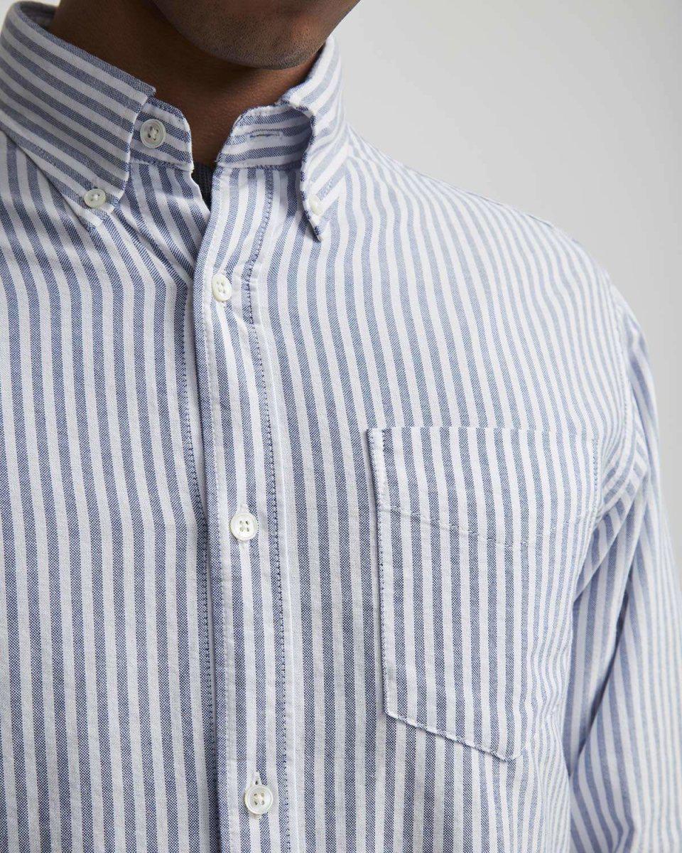 Levon Shirt 5142 - Blue Stripe - Image 2
