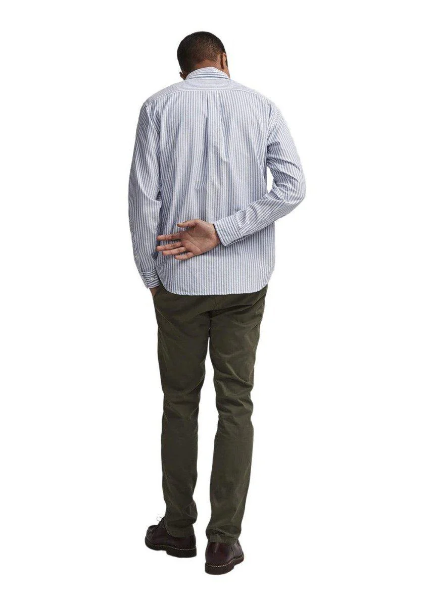 Levon Shirt 5142 - Blue Stripe - Image 3