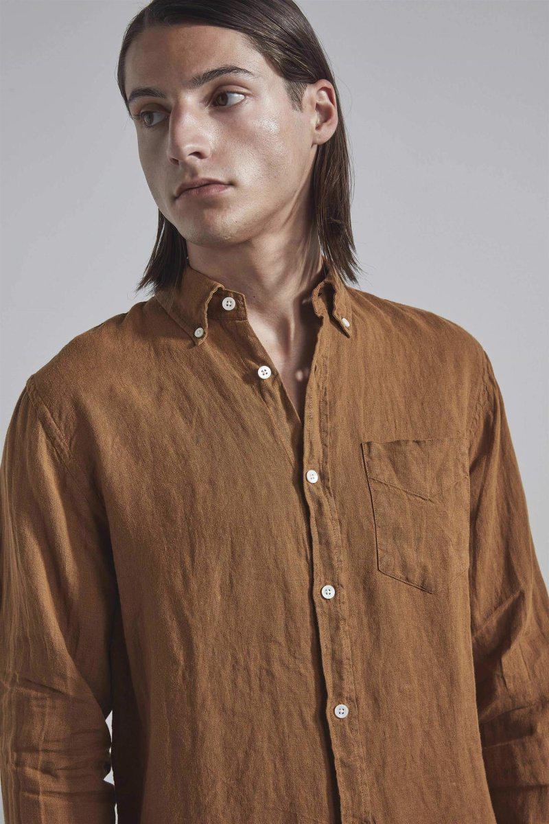 Levon Shirt 5706 - Canela Brown - Image 2