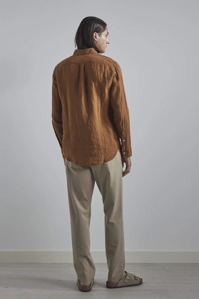 Levon Shirt 5706 - Canela Brown - Image 4