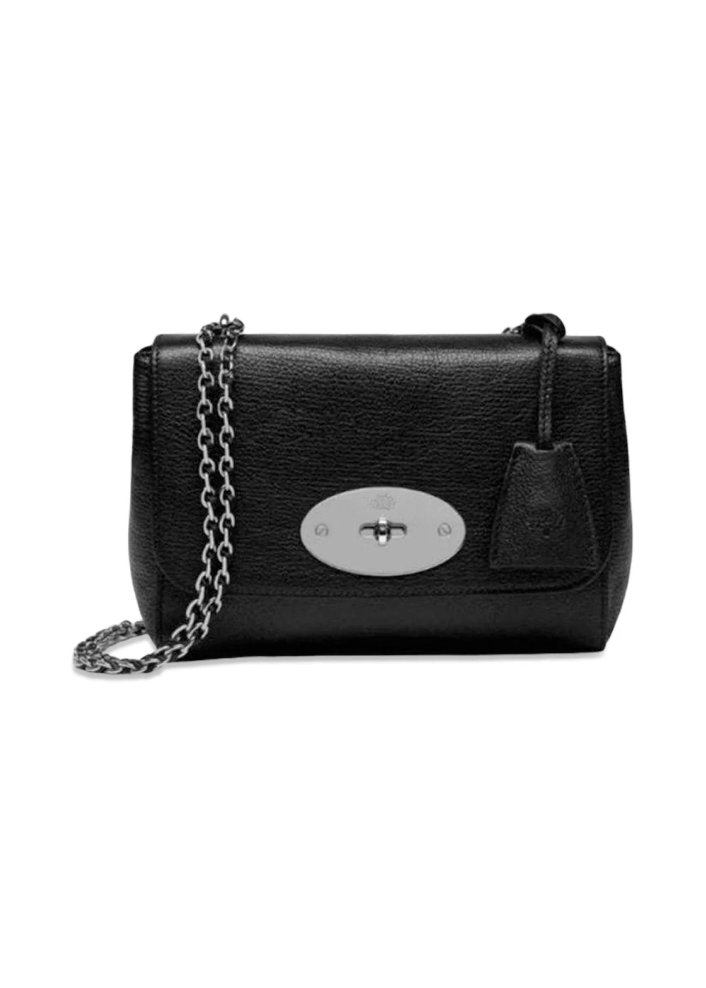 Lily Glossy Goat - Black-Silver Toned