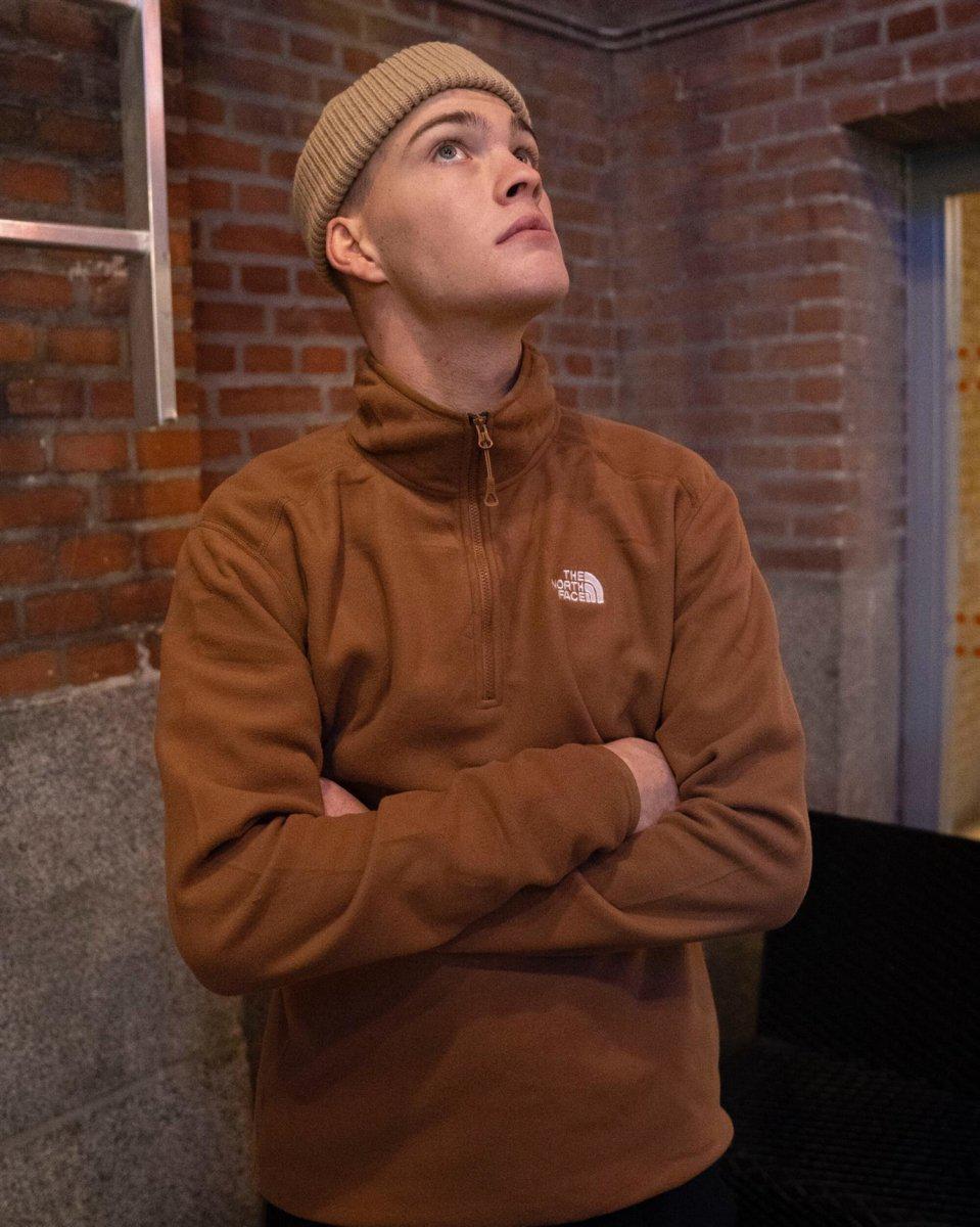 M 100 GLACIER 1/4 ZIP - EU - Pinecone Brown - Image 5