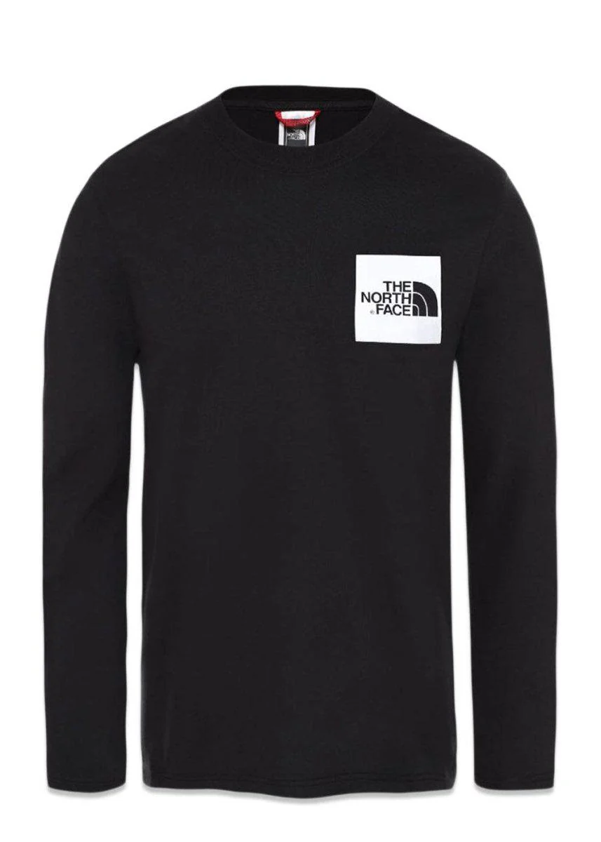 M L/S FINE TEE - EU - Tnf Black