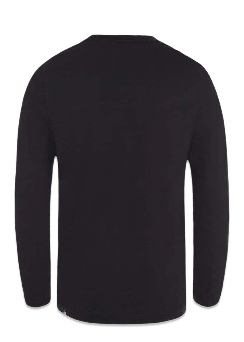 M L/S FINE TEE - EU - Tnf Black - Image 2