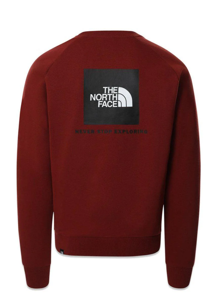 M RAGLAN REDBOX CREW - NEW - Brick House Red - Image 2