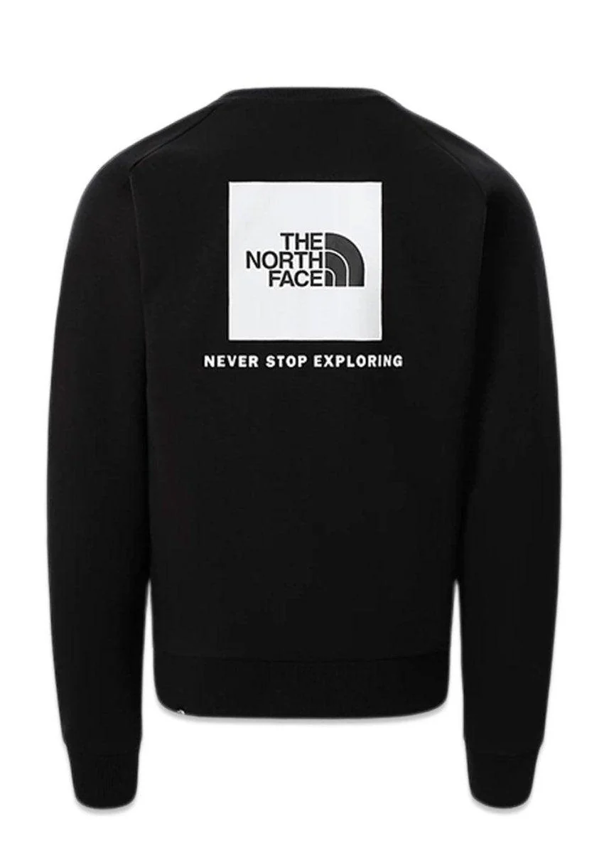 M RAGLAN REDBOX CREW - NEW - Tnf Black - Image 3